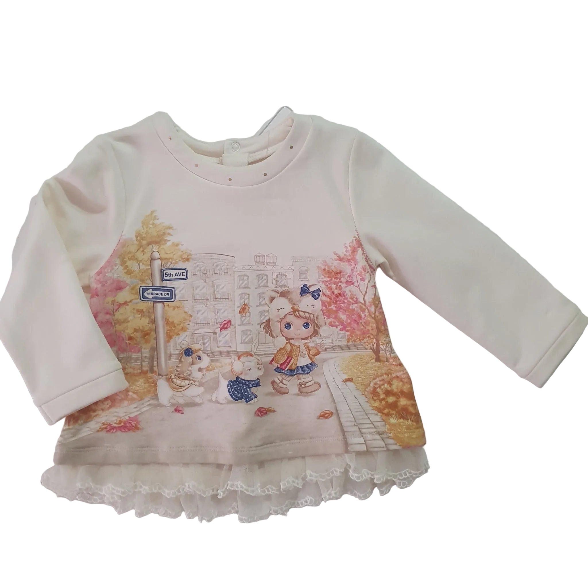 Camiseta manga larga niña Mayoral