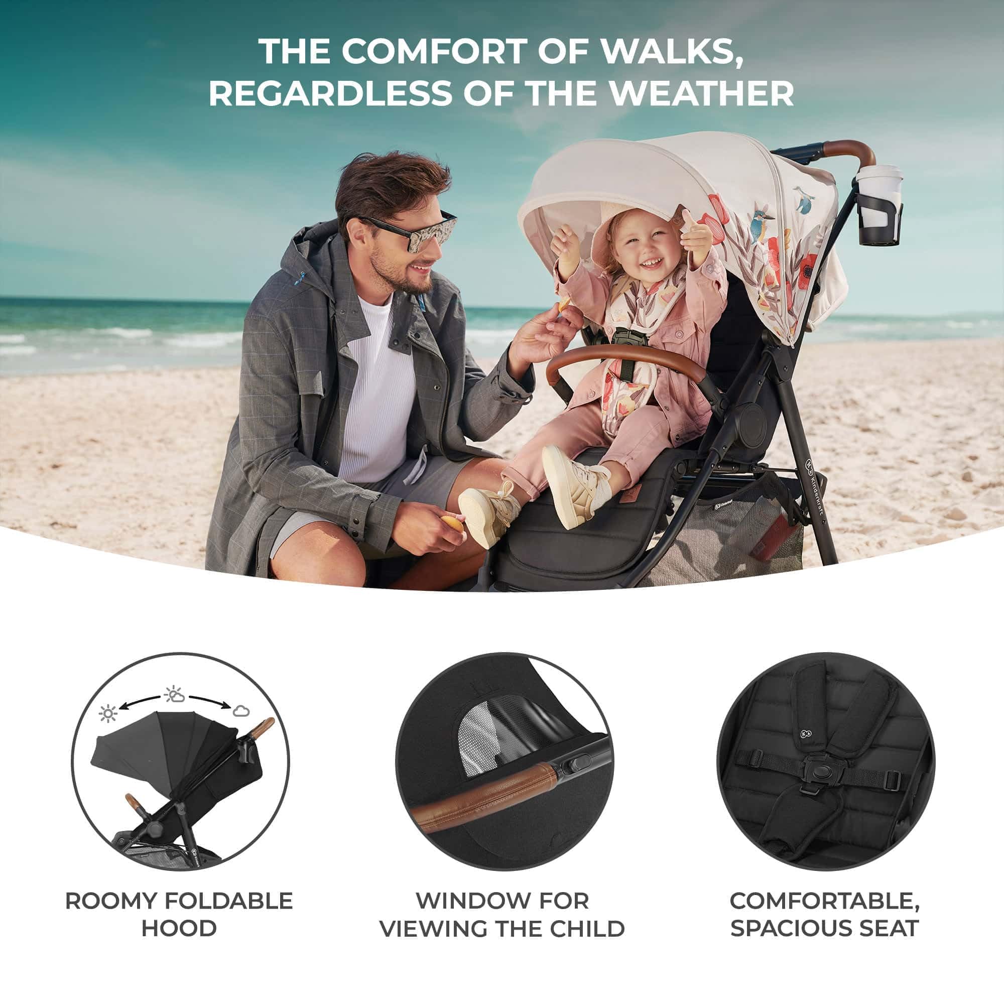 Silla de Paseo ligera Kinderkraft GRANDE PLUS