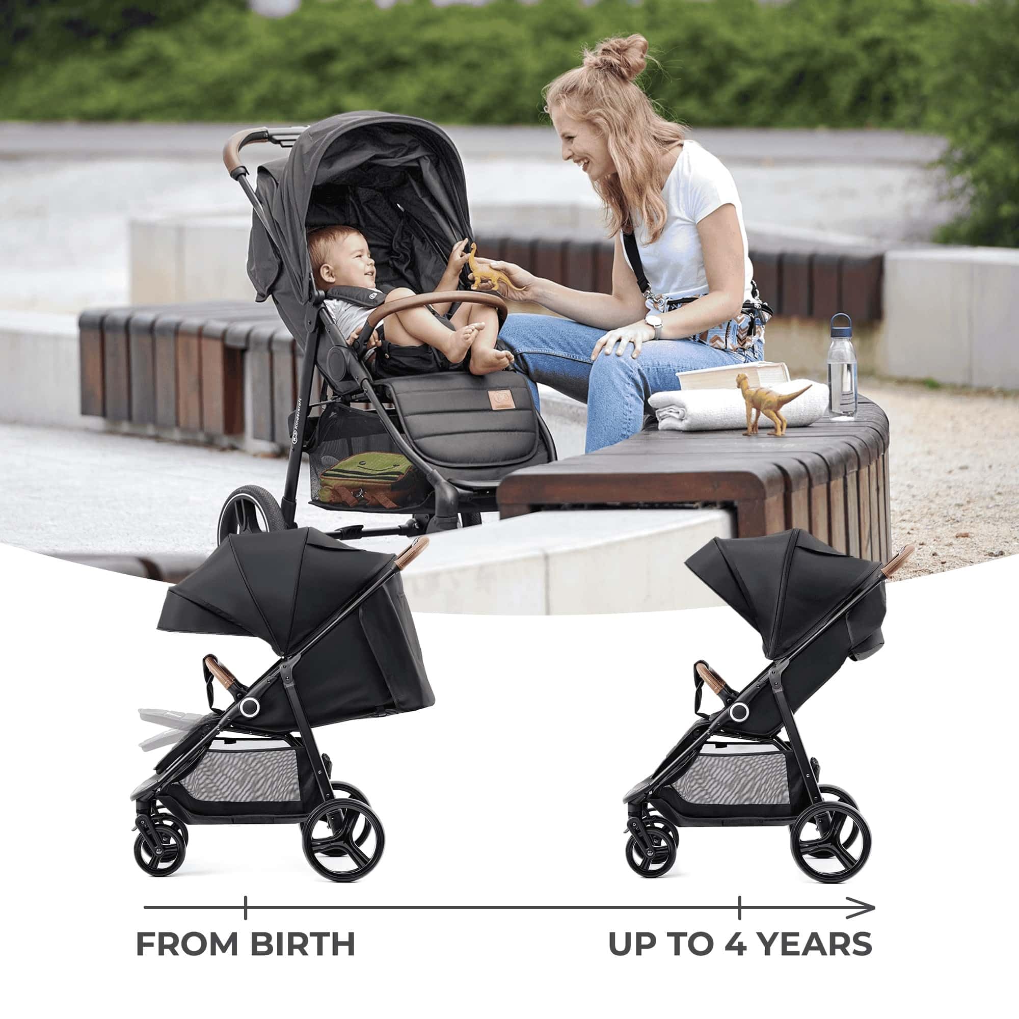 Silla de Paseo ligera Kinderkraft GRANDE PLUS