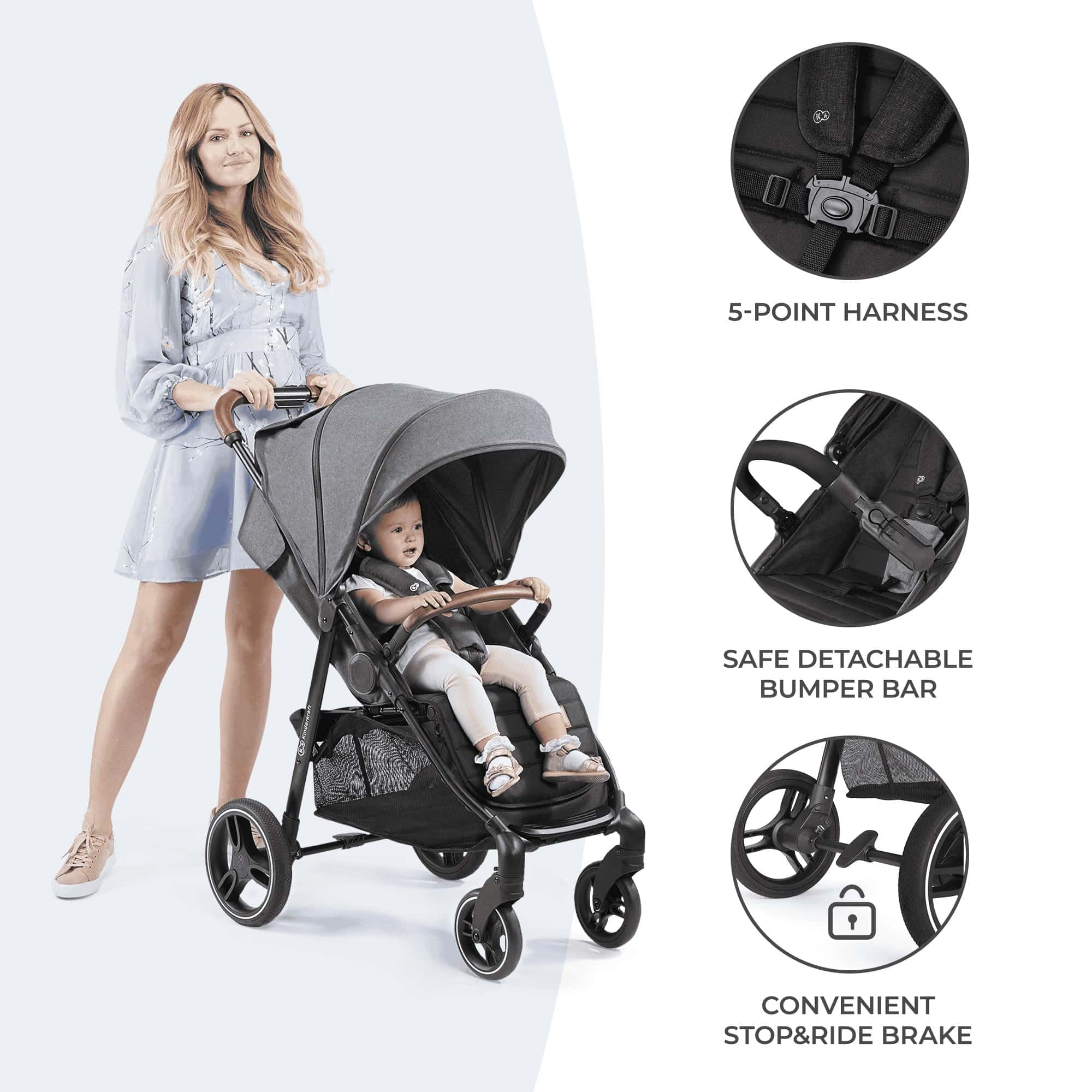 Silla de Paseo ligera Kinderkraft GRANDE PLUS